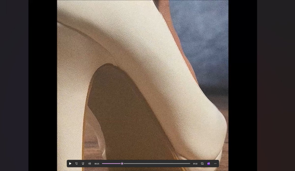 White High Heels Upclose