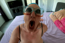 Grandma the cock crazy slut