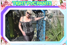 Preview for Gardening in Tight PVC Pants